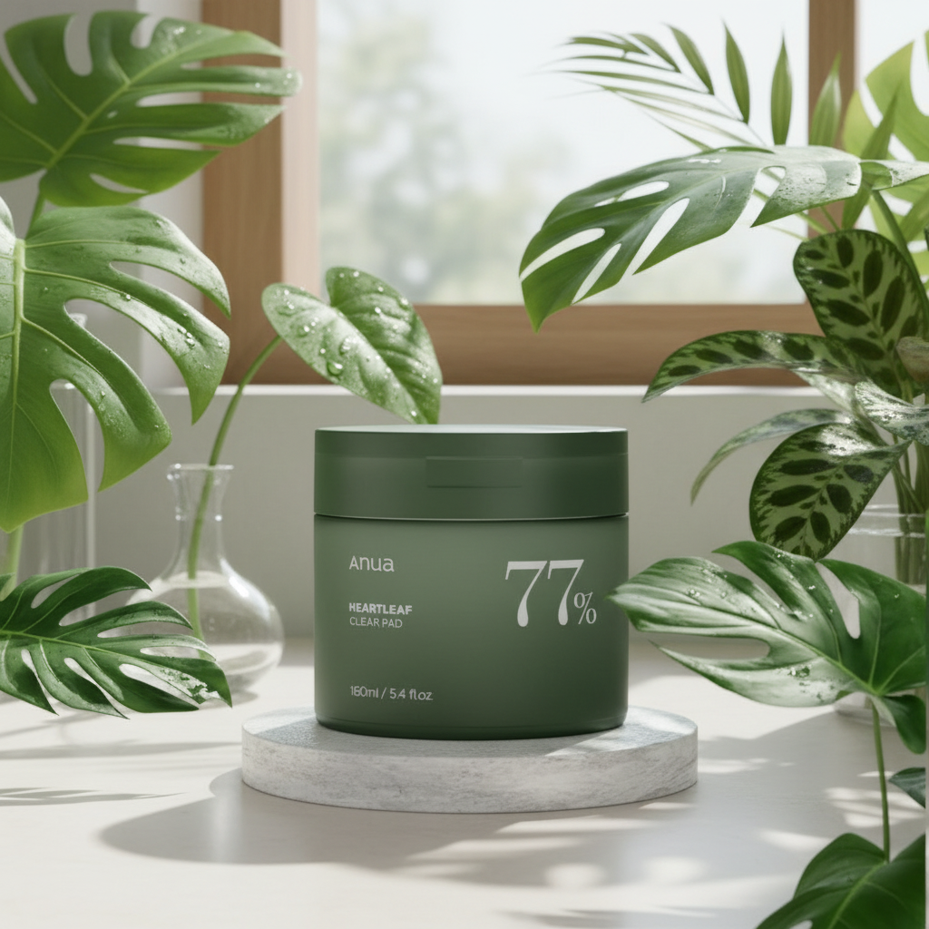 ANUA - Heartleaf 77% Toner Pad - Zklidňující polštářky s extraktem z toulně srdčité - 160ml