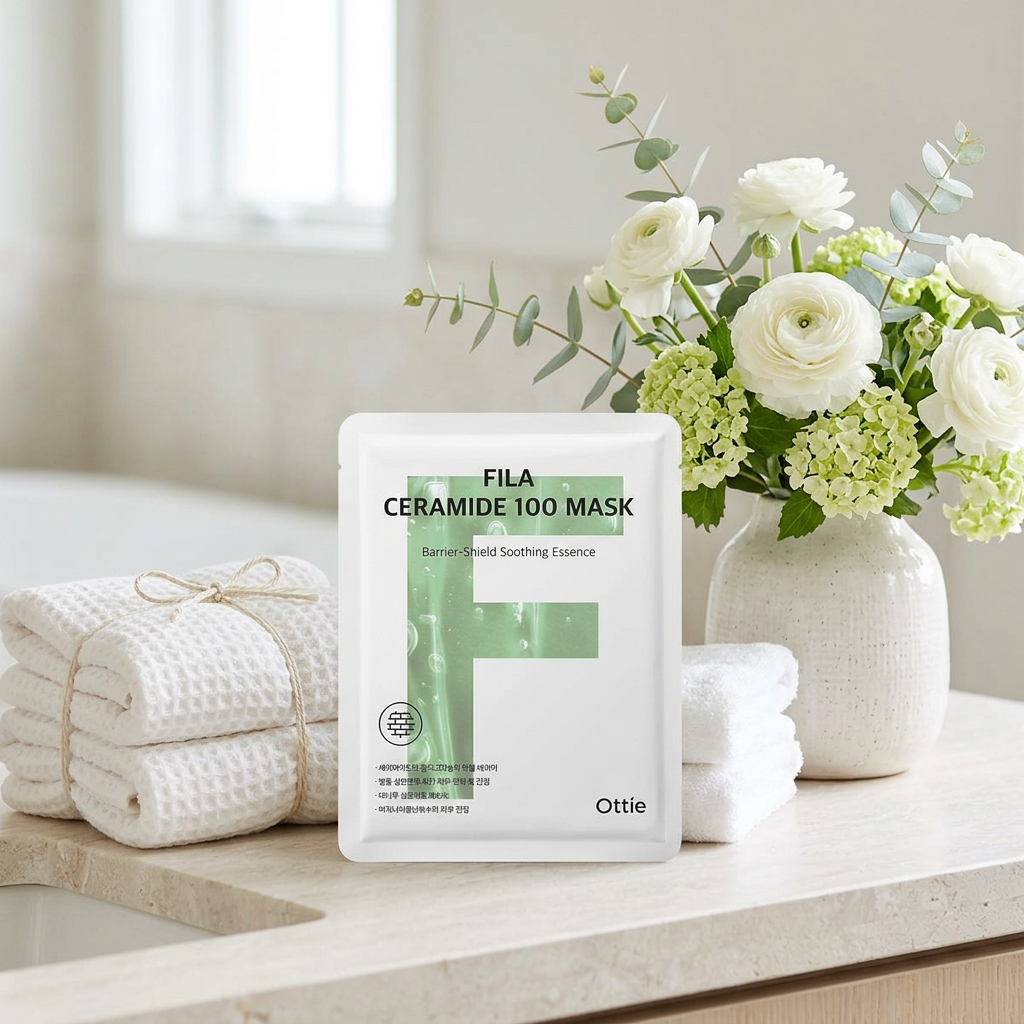 OTTIE - Fila Ceramide 100 Mask - Plátýnková maska s ceramidy pro udržení zdravé bariéry pleti - 25 ml