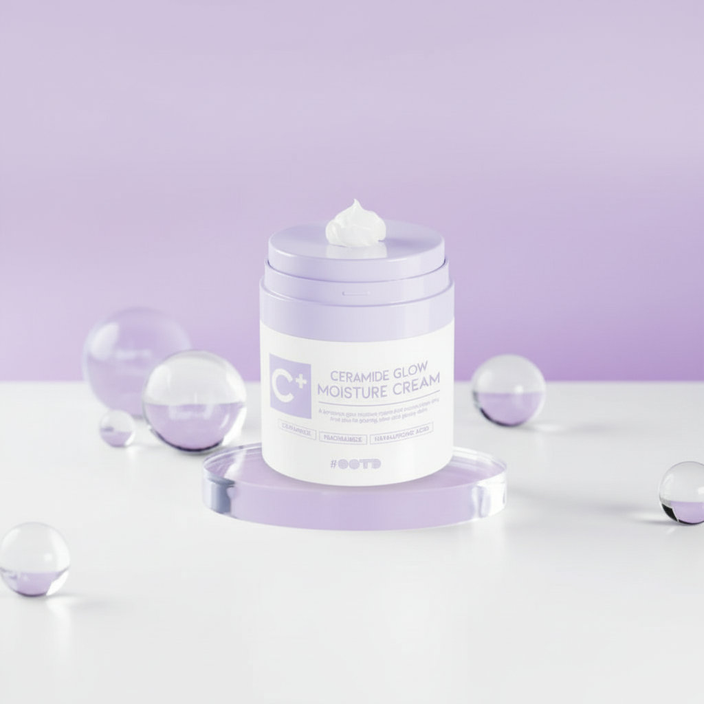 Ootd - Ceramide Glow Moisture Cream - Hydratační krém s ceramidy pro zářivou pleť - 50 ml