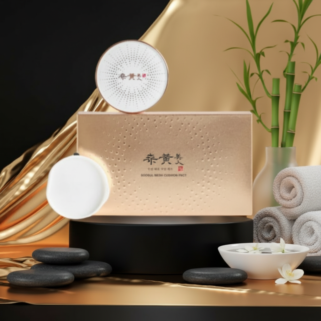 SOOSUL - Mesh Cushion Pack - Cushion make-up s SPF - 15g+15g refill