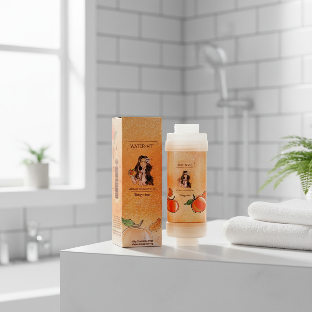 KOREJSKÁ KRÁSA - Vitamin Shower Filter - Vitaminový filtr do sprchy - TANGERINE - 1ks