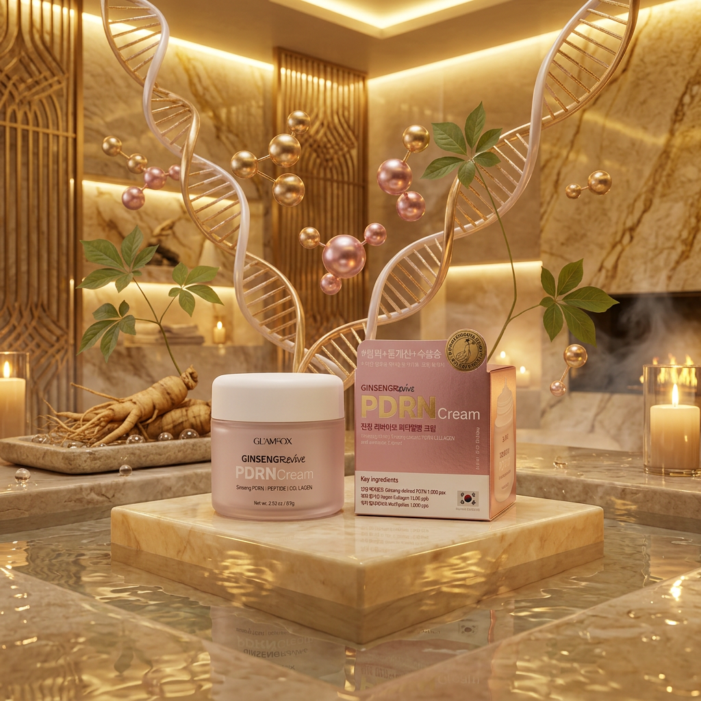 GLAMFOX - Ginseng Revive PDRN Cream - Obnovující pleťový krém se ženšenem a PDRN - 80 ml