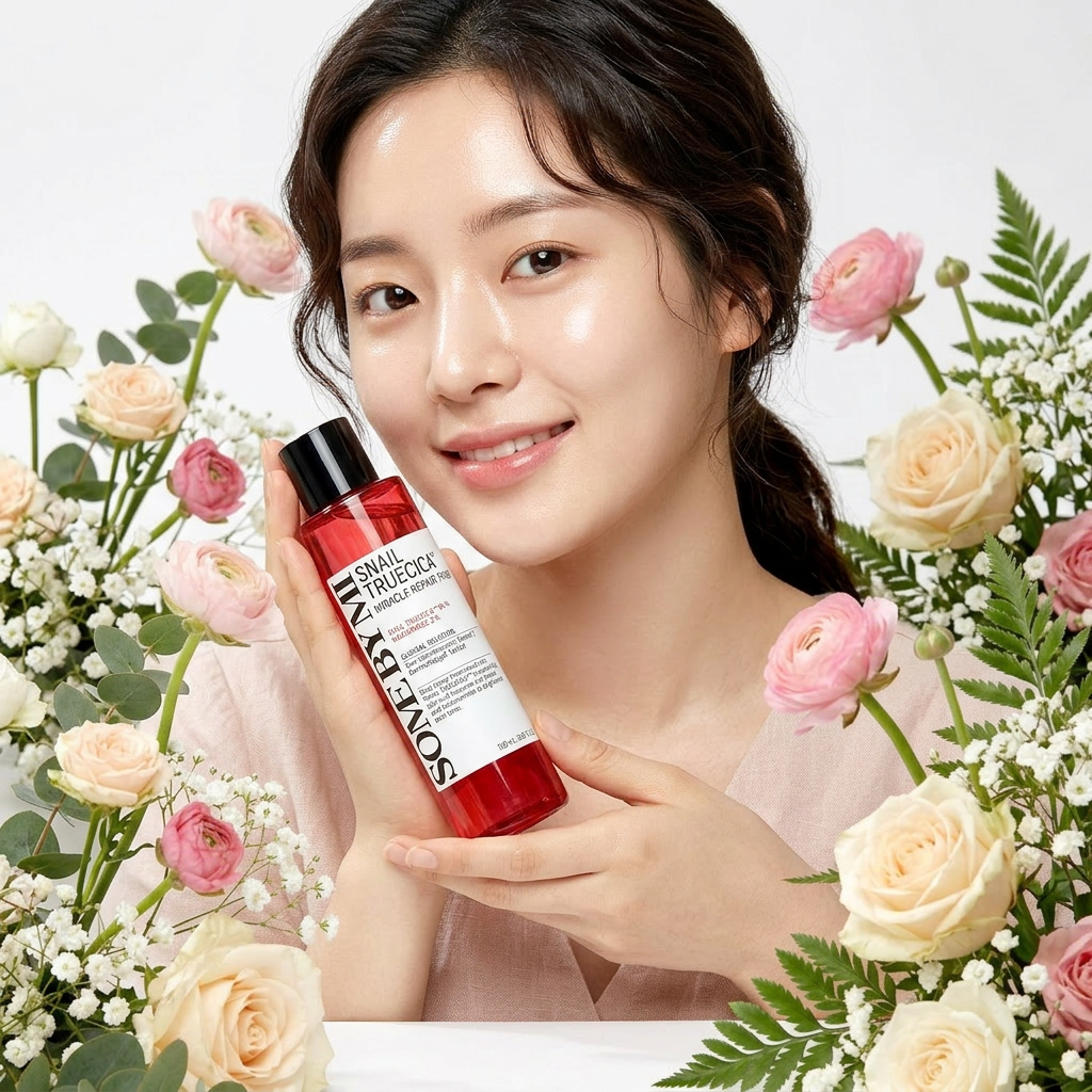 Some By Mi - Snail Truecica Miracle Repair Toner - Tonikum pro problematickou pleť se šnečím muscinem - 135 ml
