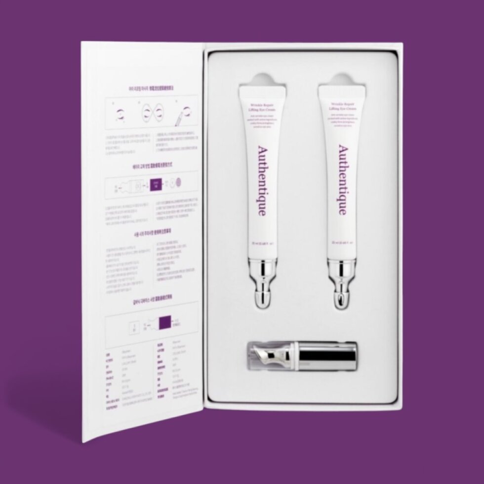 AUTHENTIQUE - Wrinkle Repair Eyecream with Galvanic Rejuvenator - Oční krém proti vráskám s galvanickým omlazujícím účinkem - 2 x 20 ml