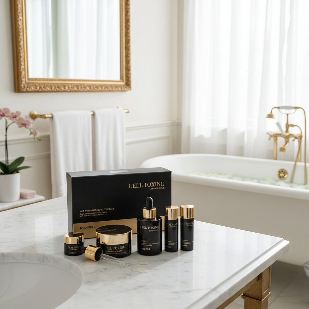 MEDI-PEEL - Cell Toxing Dermajours Essential Set - Set omlazující péče o pleť 5 ks