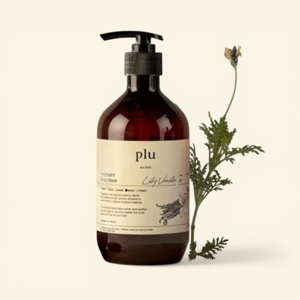 PLU - Aroma Body Wash Lily Vanilla - Aromatický sprchový gel s lilií a vanilkou - 500 ml