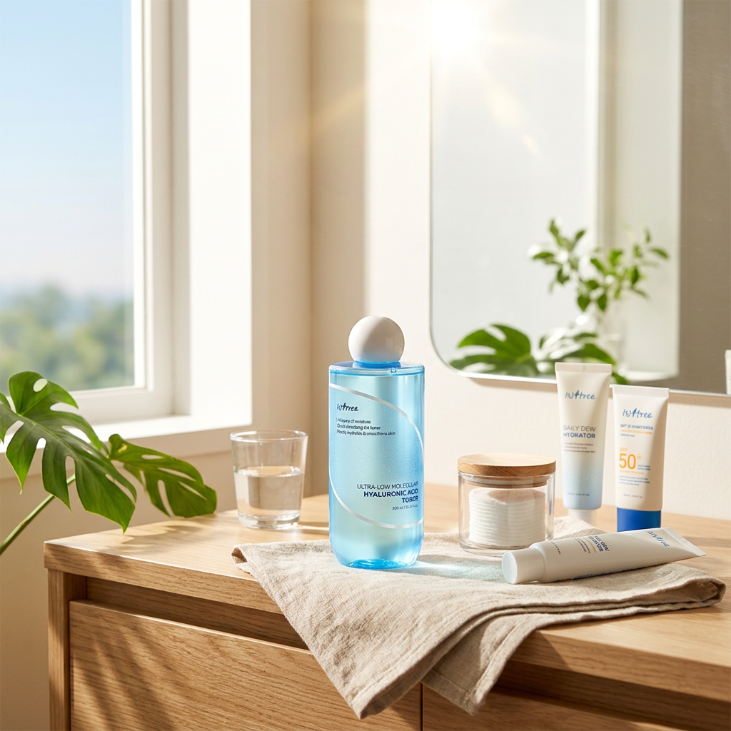 ISNTREE - Ultra-Low Molecular Hyaluronic Acid Toner - Hydratační toner s nízkomolekulární kyselinou hyaluronovou - 300 ml