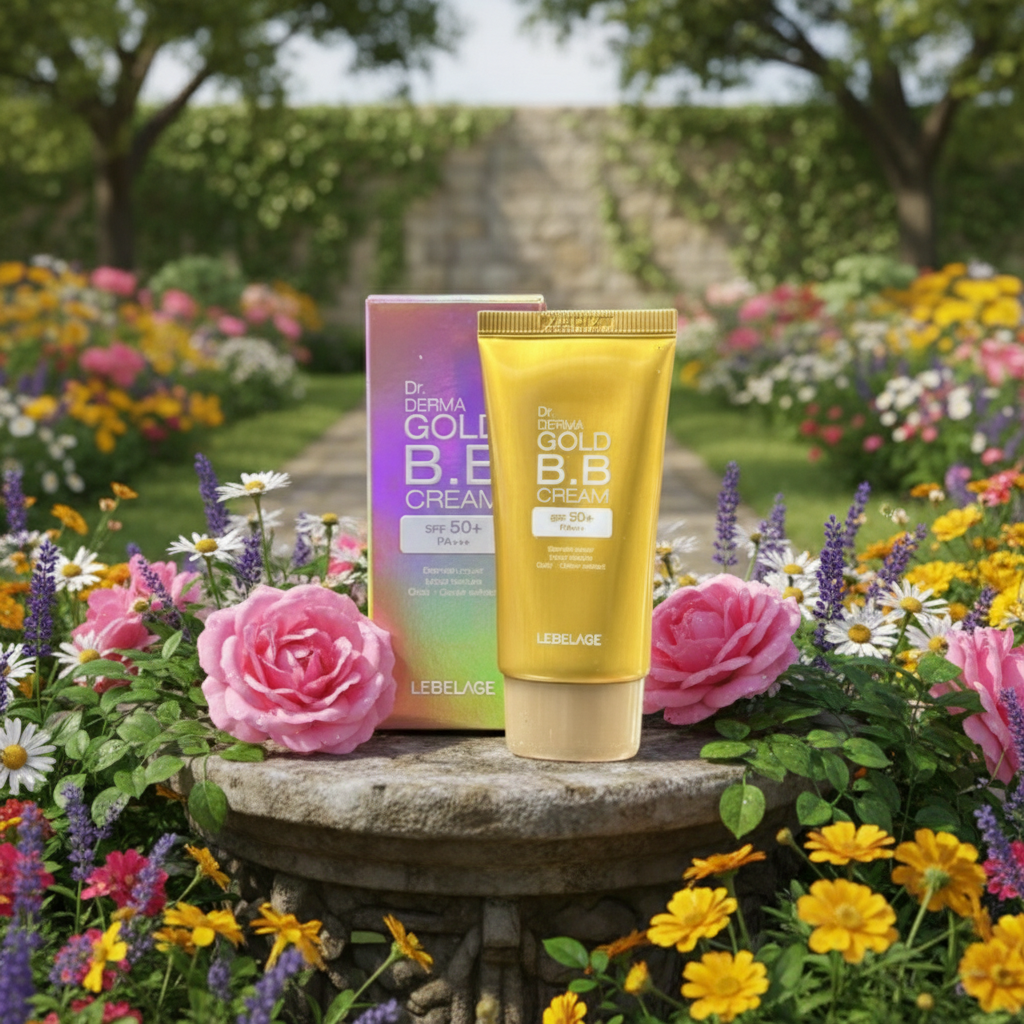 LEBELAGE - Dr. Derma Gold BB Cream - Pečující BB krém s ochranným faktorem - 30 ml