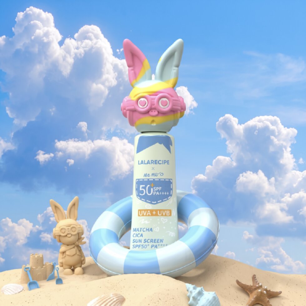 LALARECIPE - Matcha Cica Sunscreen – Zklidňující opalovací krém s matchou a cicou - 50 ml
