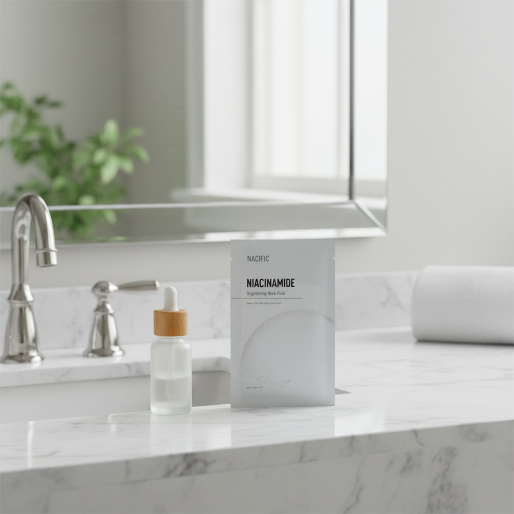 NACIFIC - Niacinamide Brightening Mask Pack - Rozjasňující plátýnková maska s niacinamidem - 30 g
