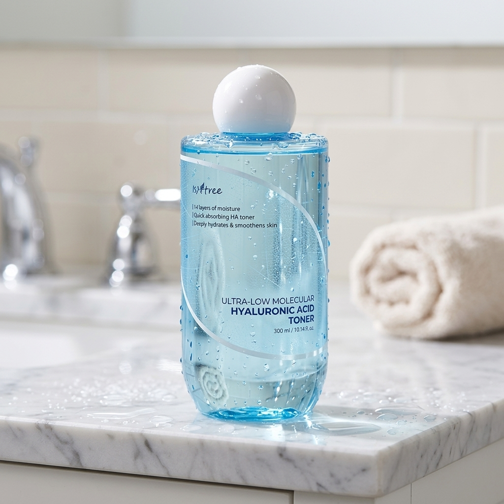 ISNTREE - Ultra-Low Molecular Hyaluronic Acid Toner - Hydratační toner s nízkomolekulární kyselinou hyaluronovou - 300 ml