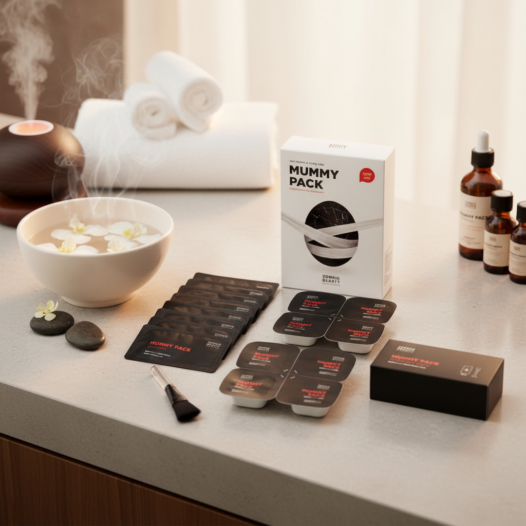 SKIN1004 MUMMY PACK & ACTIVATOR KIT - Liftingová a čistící maska 8 ks