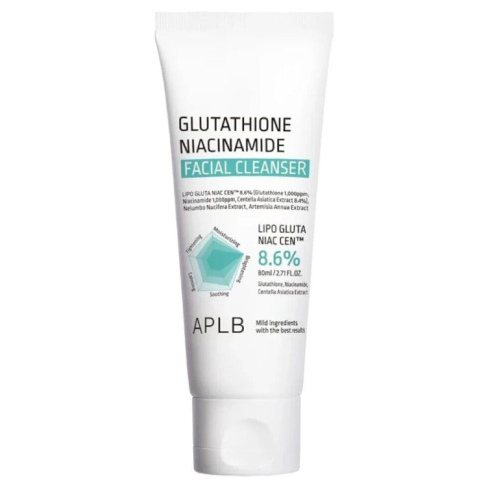 APLB - Glutathione Niacinamide Facial Cleanser - Cleanser pro rozjasněnou a sjednocenou pleť - 80 ml