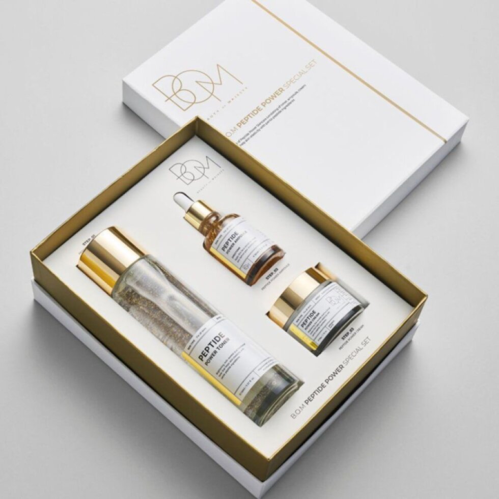B.O.M. - Peptide Power Special Set - Set protivráskových peptidových produktů - 3 ks