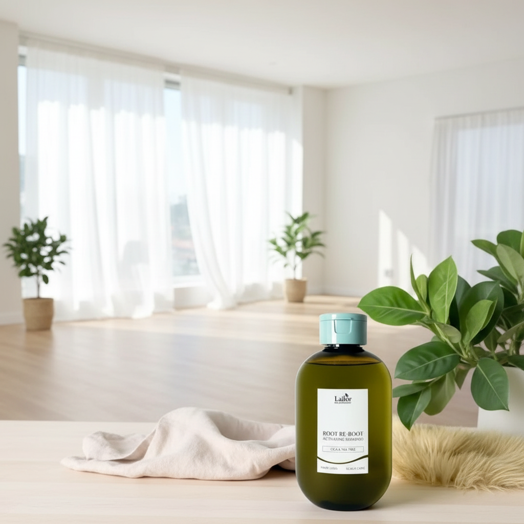 Lador - Root Re-Boot Activating Shampoo Cica & Tea Tree - Čisticí a zklidňující šampon proti vypadávaní vlasů s tea tree a centellou - 300 ml