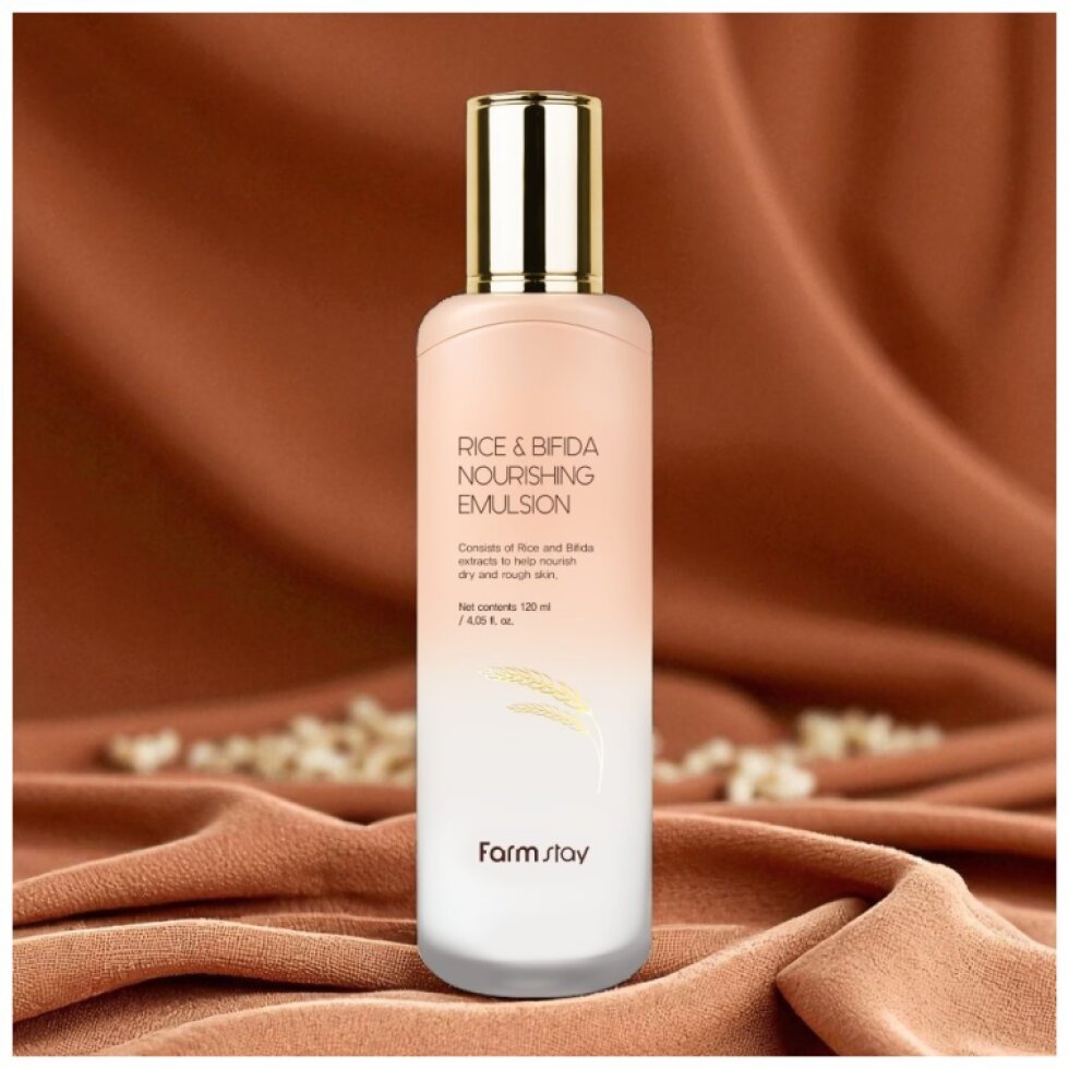 Farm Stay - Rice & Bifida Nourishing Emulsion - Vyživující emulze s extraktem z rýže a bifida - 120 ml