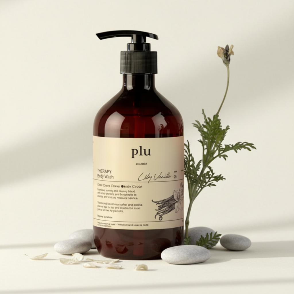 PLU - Aroma Body Wash Lily Vanilla - Aromatický sprchový gel s lilií a vanilkou - 500 ml