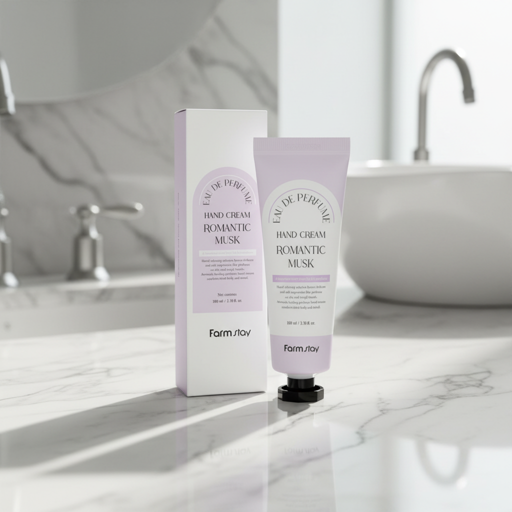 Farm Stay - Eau De Parfume Hand Cream Romantic Musk - Parfemovaný krém na ruce s vůní jemného pižma - 100 ml