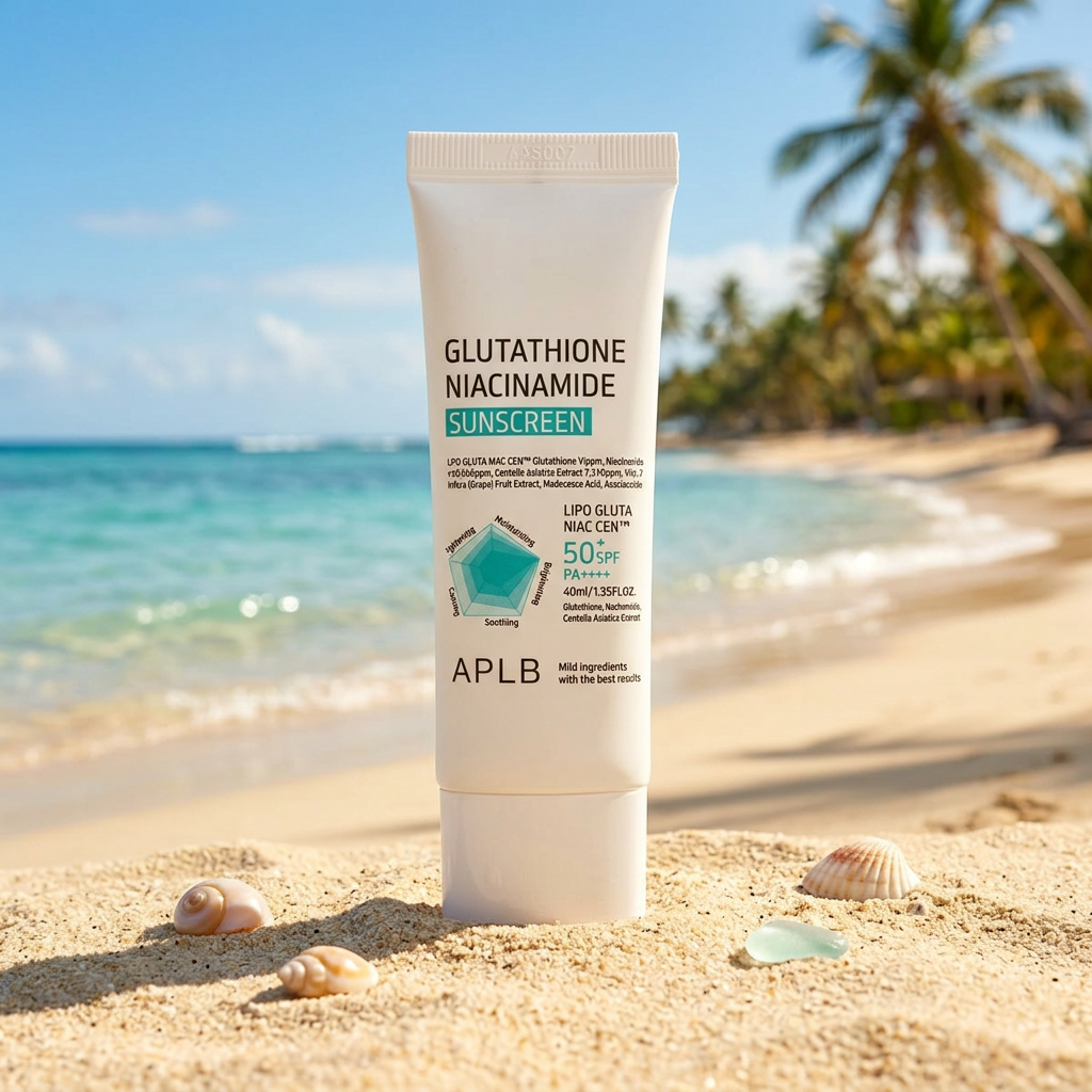 APLB - Glutathione Niacinamide Sunscreen SPF50+ PA++++ - Rozjasňující SPF - 40 ml