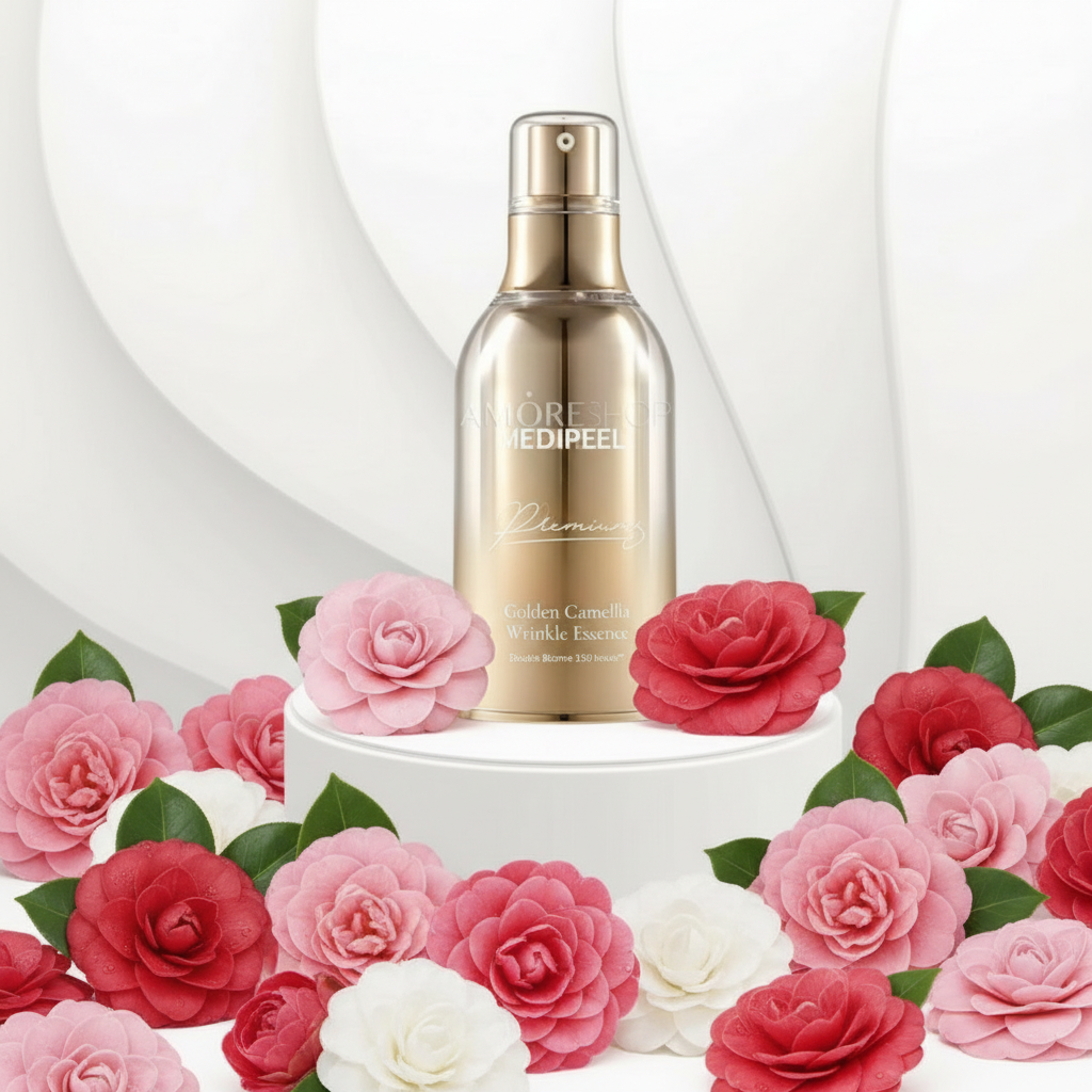 MEDI-PEEL - Golden Camellia Wrinkle Essence - Luxusní protivrásková esence - 50 ml