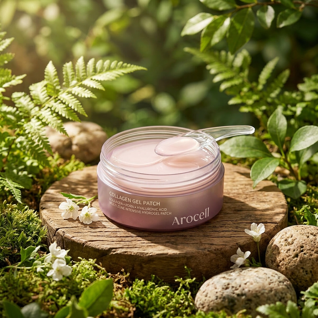 AROCELL - Super Collagen Gel Patch PDRN - Gelové kolagenové náplasti pod oči s PDRN, exosomy a EGF - 60 ks