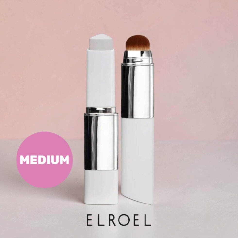ELROEL - Blanc Cover Cream Stick Medium - Krémový krycí make-up v tyčince měnící barvu odstín MEDIUM - 13 g