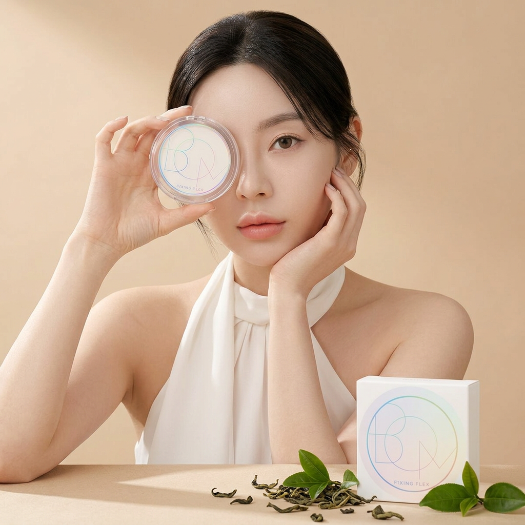 B.O.M. - Fixing Flex Powder Pact - Transparentní fixační pudr - 7,5 g