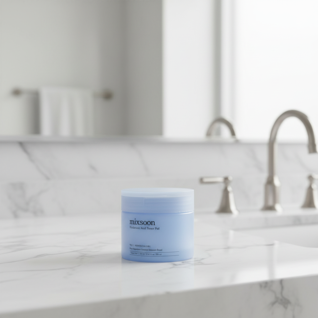 MIXSOON - Hyaluronic Acid Toner Pad - Hydratační tonerové tamponky s kyselinou hyaluronovou - 180 ml/ 80 ks