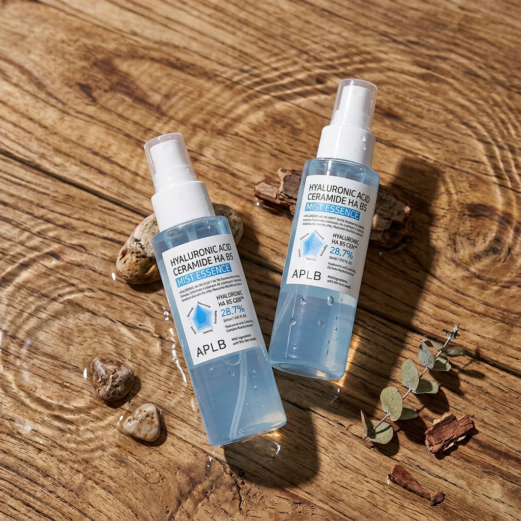 APLB - Hyaluronic Acid Ceramide HA B5 Mist Essence - Multifunkční, hydratační, mléčná essence s ceramidy a kyselinou hyaluronovou - 105 ml