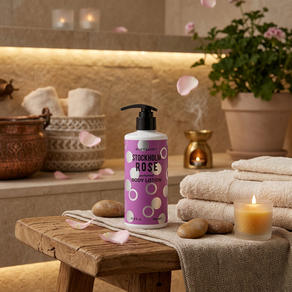 DUFT & DOFT - Stockholm Rose Perfumed Body Lotion - Parfémované tělové mléko Stockholm Rose - 300 ml