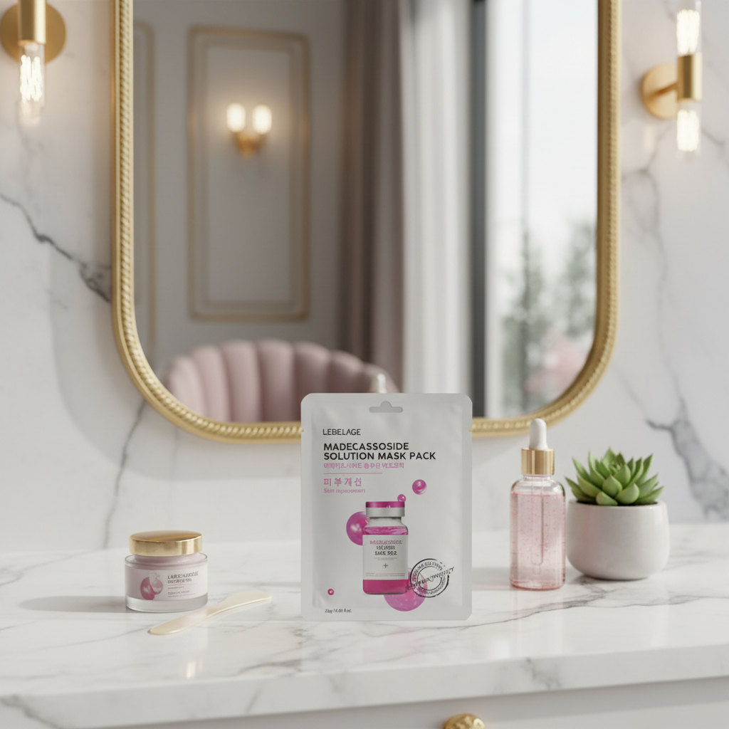 LEBELAGE - Madecassoside Solution Mask Pack - Obnovující plátýnková maska - 25 g