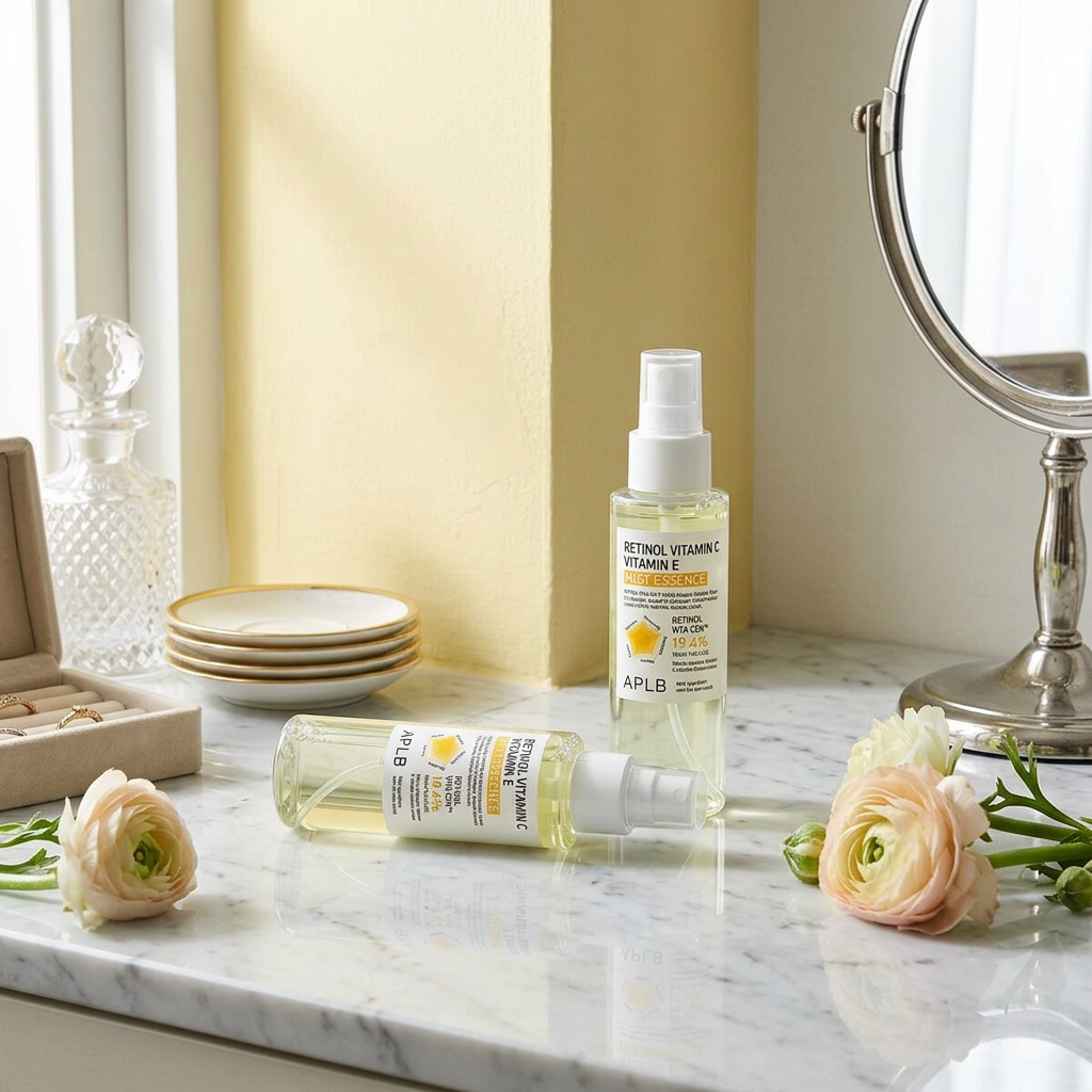 APLB - Retinol Vitamin C Vitamin E Mist Essence - Multifunkční mléčná essence s retinolem, vitaminem C a E - 105 ml