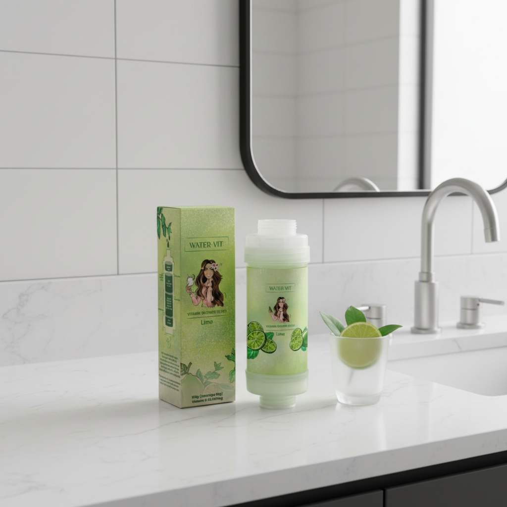 KOREJSKÁ KRÁSA - Vitamin Shower Filter - Vitaminový filtr do sprchy - LIME - 1ks