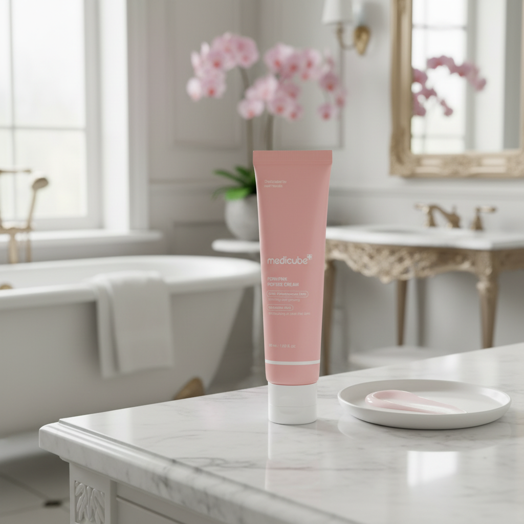 MEDICUBE - PDRN Pink Hyaluronic Moisturizing Cream - Krém pro dokonalou pleť - 50 ml