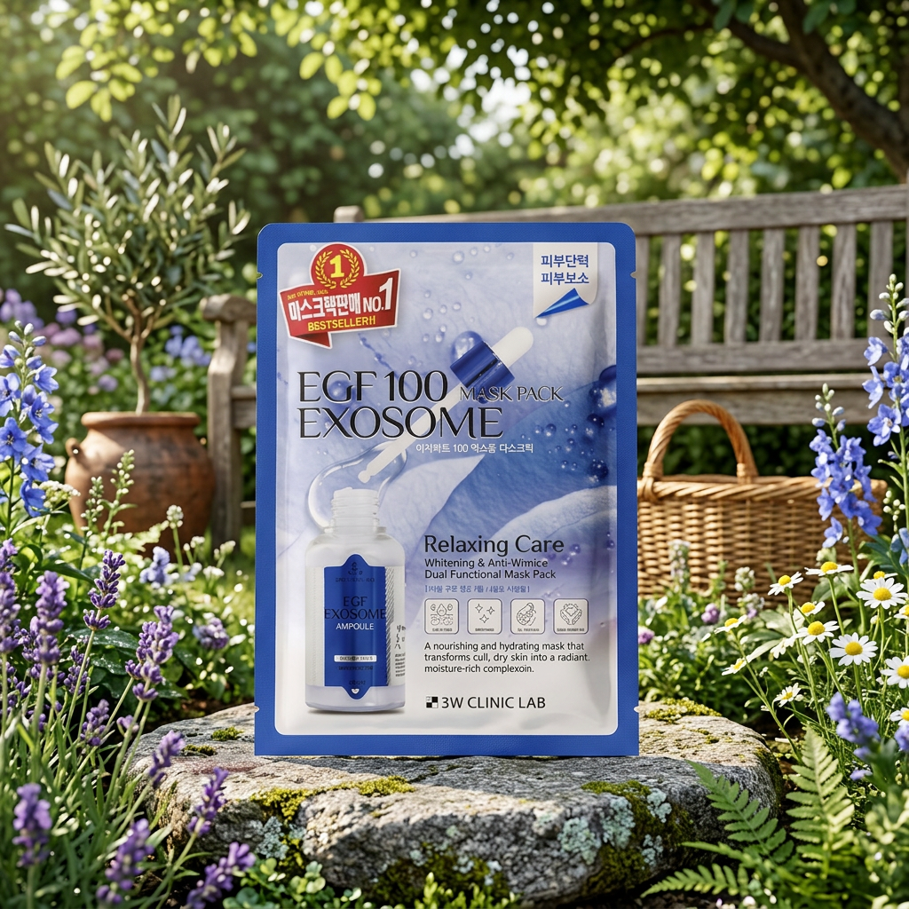 3W CLINIC - EGF 100 Exosome Mask Pack - Pleťová maska s EGF a exosomy 100 - 25ml