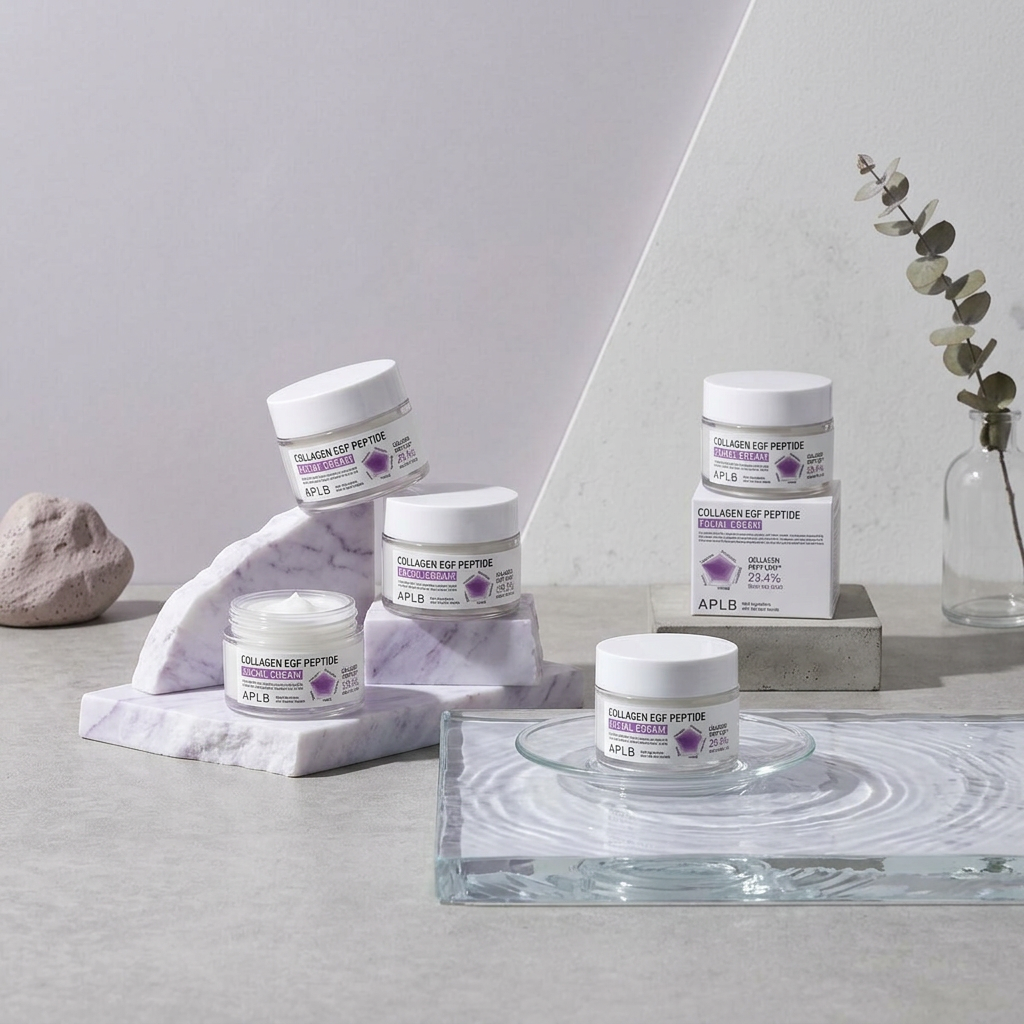 APLB - Collagen EGF Peptide Facial Cream - Zpevňující, hydratační krém s peptidy a kolagenem - 55 ml