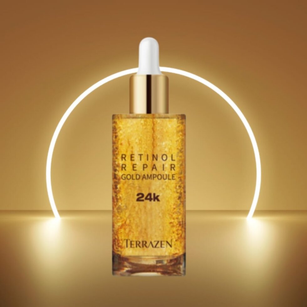TERAZZEN - Retinol Repair Gold Ampoule - Omlazující sérum s retinolem a zlatem - 50 ml