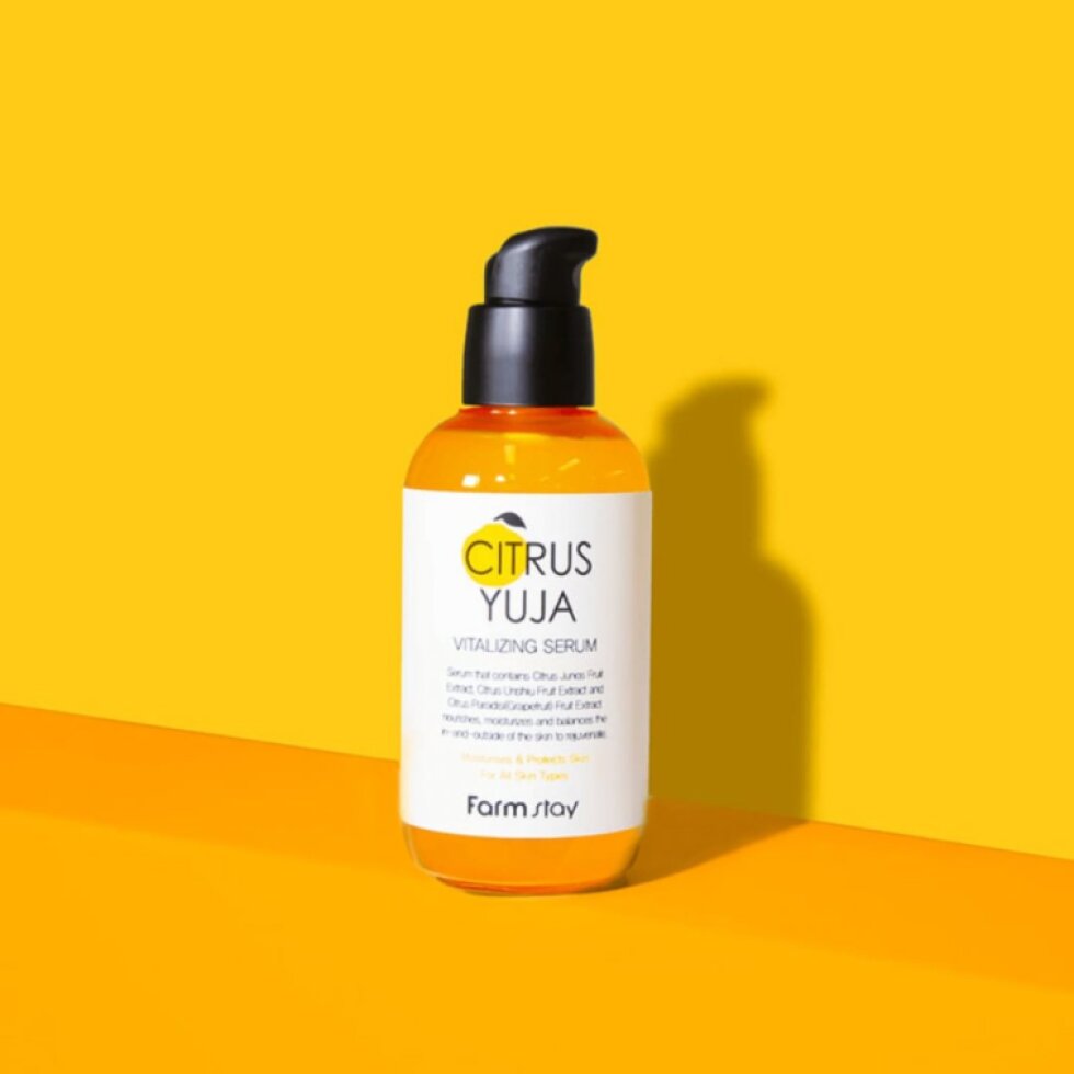 Farm Stay - Citrus Yuja Vitalizing Serum - Hydratační s rozjasňující sérum s vitaminem C - 100 ml