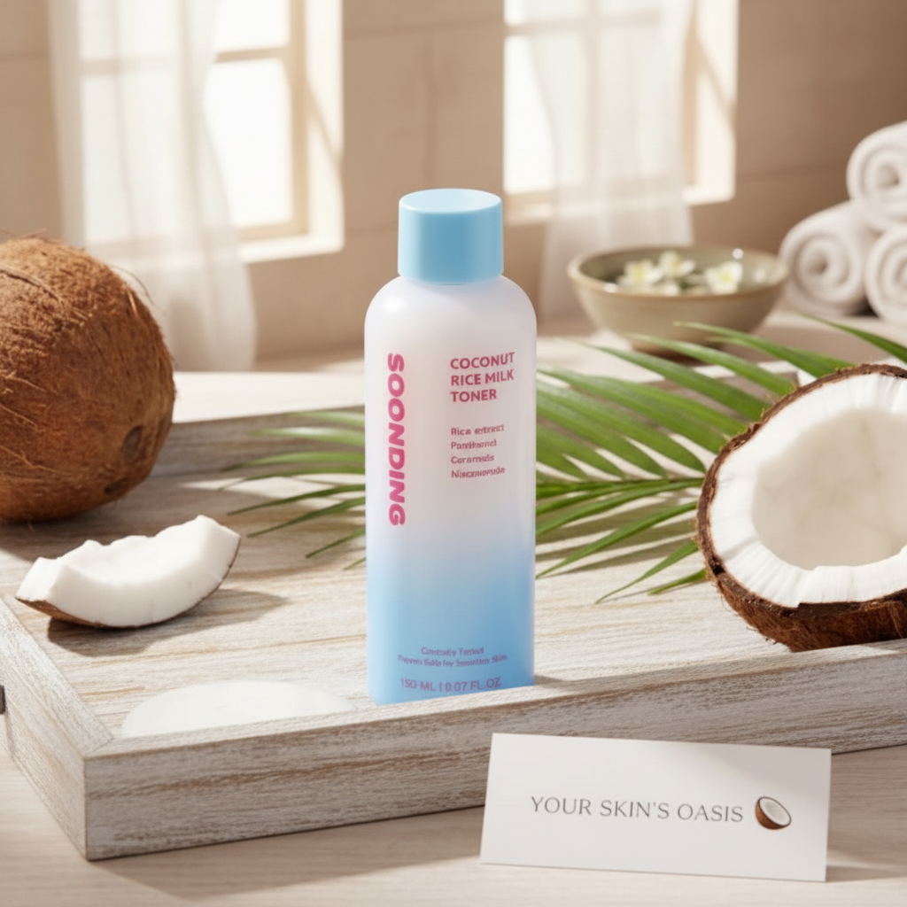 SOONDING - Coconut Rice Milk Toner - Rýžový toner s kokosem - 150 ml