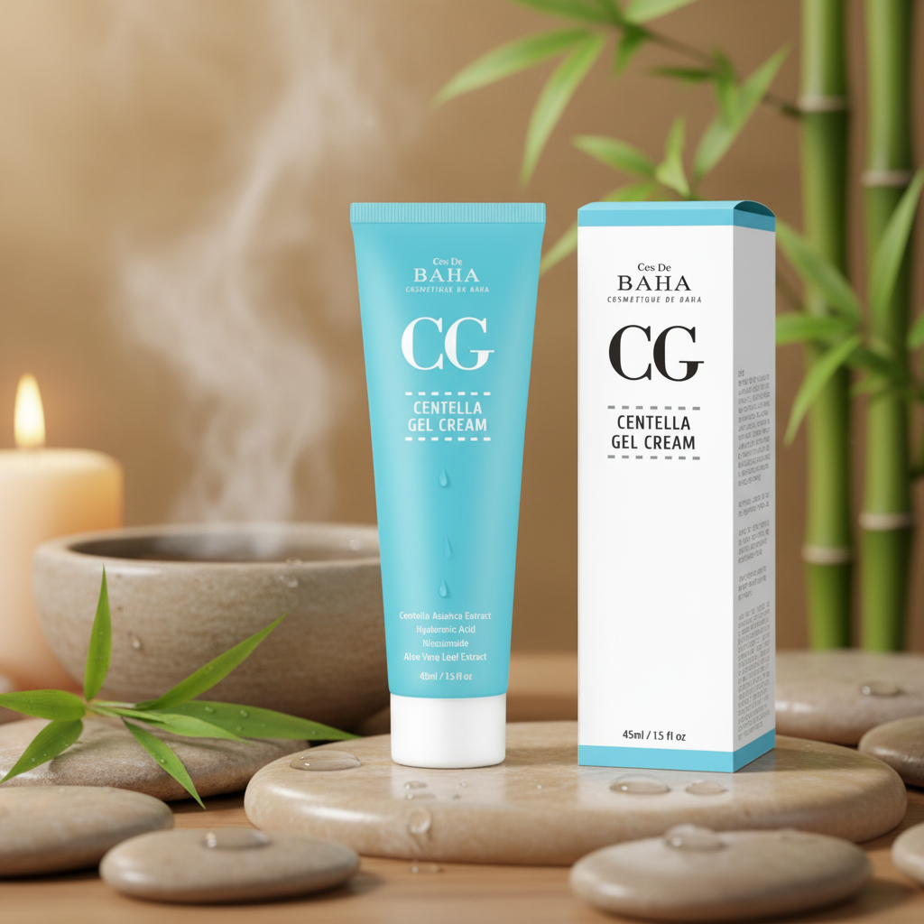 COS DE BAHA - Centella Gel Cream - Gelový krém s pupečníkem asijským - 45 ml