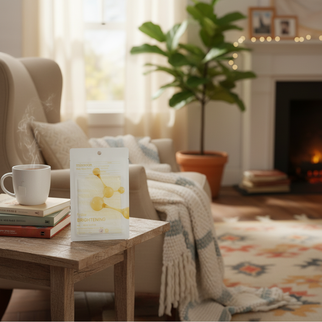 MIXSOON - Daily Mask Pack Friday Brightening - Rozjasňující plátýnková maska s niacinamidem a arbutinem - 20 ml