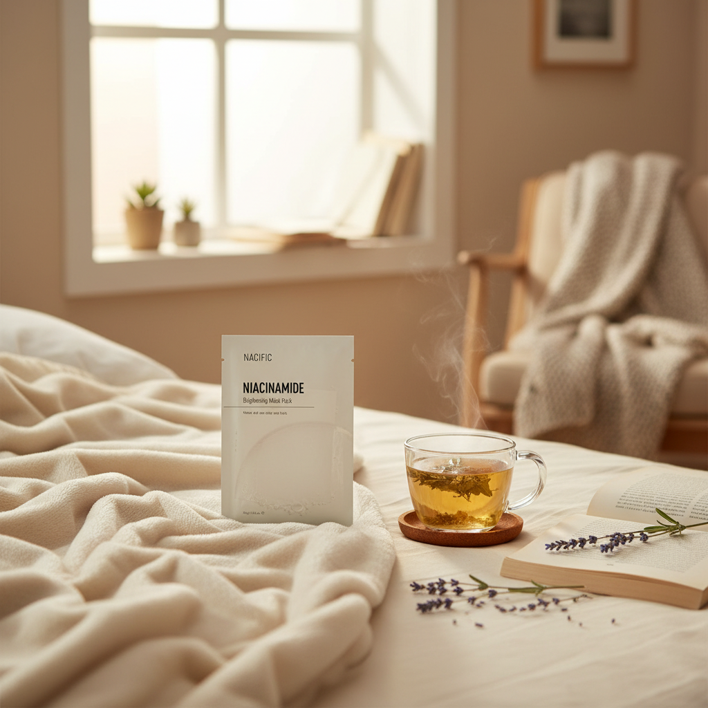 NACIFIC - Niacinamide Brightening Mask Pack - Rozjasňující plátýnková maska s niacinamidem - 30 g