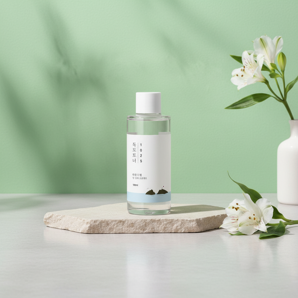 ROUND LAB - 1025 Dokdo Toner - Exfoliační hydratační pleťový toner - 200 ml
