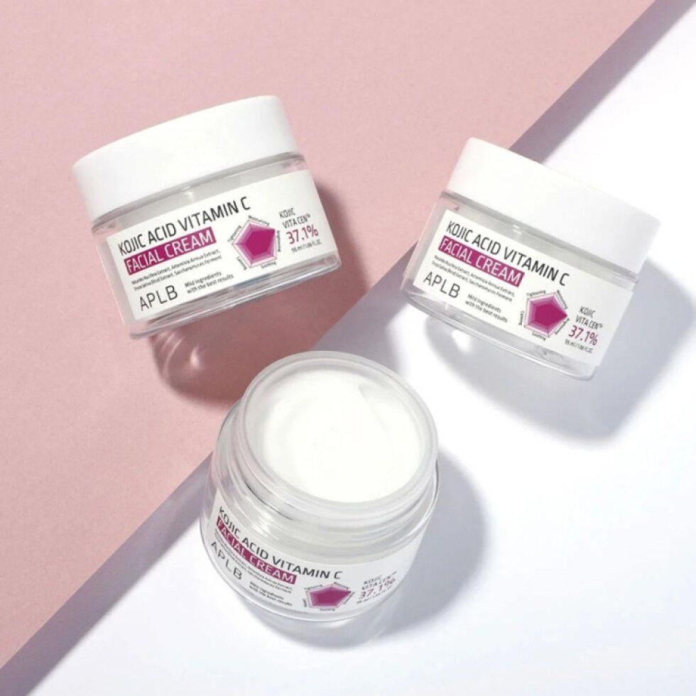 APLB - Kojic Acid Vitamin C Facial Cream - Revitalizační krém s kyselinou kojovou a vitaminem C - 55 ml