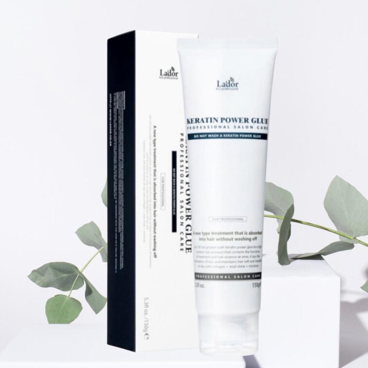Lador - Keratin Power Glue - Bezoplachová vlasová péče s keratinem - 150 g