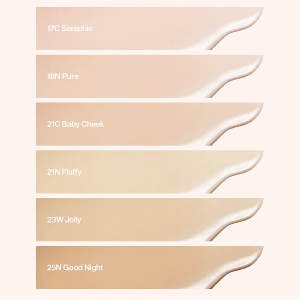 UNLEASHIA - Babe Skin Baby Blue Cushion 21N Fluffy - Cushion make-up pro hladkou pleť 21N Fluffy - 15 g