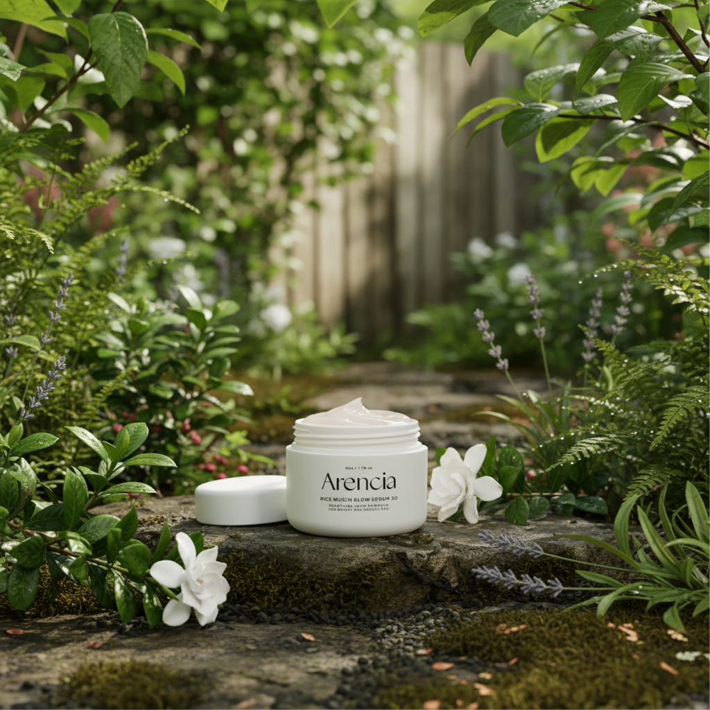 ARENCIA - Rice Mucin Glow Serum 30 - Rozjasňující sérum s fermentovanou rýží - 50 ml