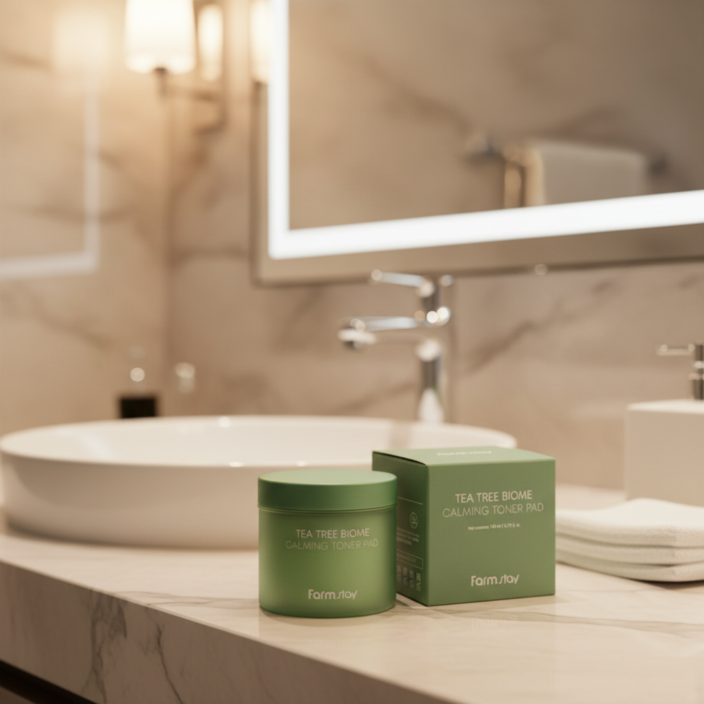 Farm Stay - Tea Tree Biome Calming Toner Pad - Zklidňující tamponky - 70ks