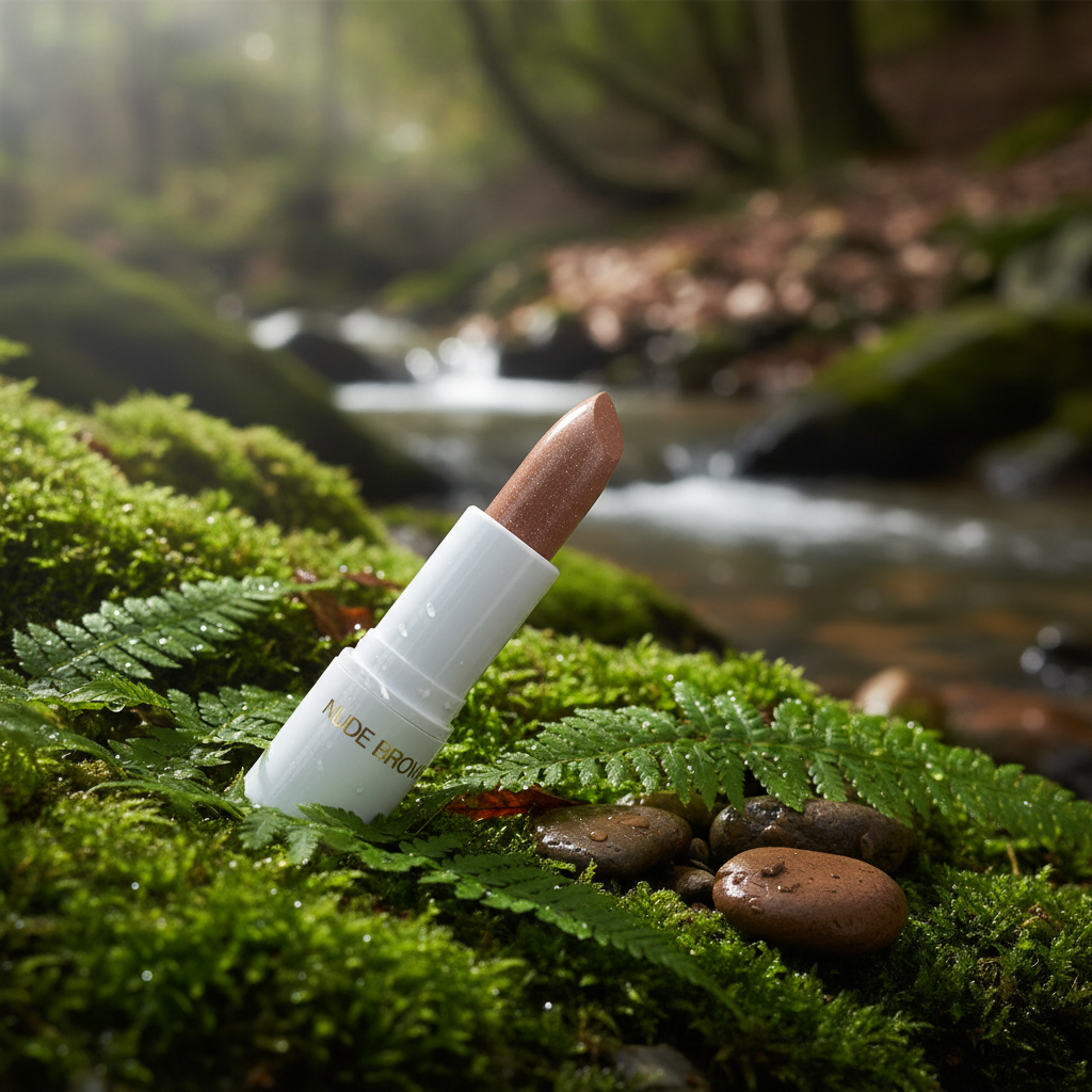 UNLEASHIA - Glacier Vegan Lip Balm - Veganský balzám na rty v odstínu NUDE BLUFF - 19 g