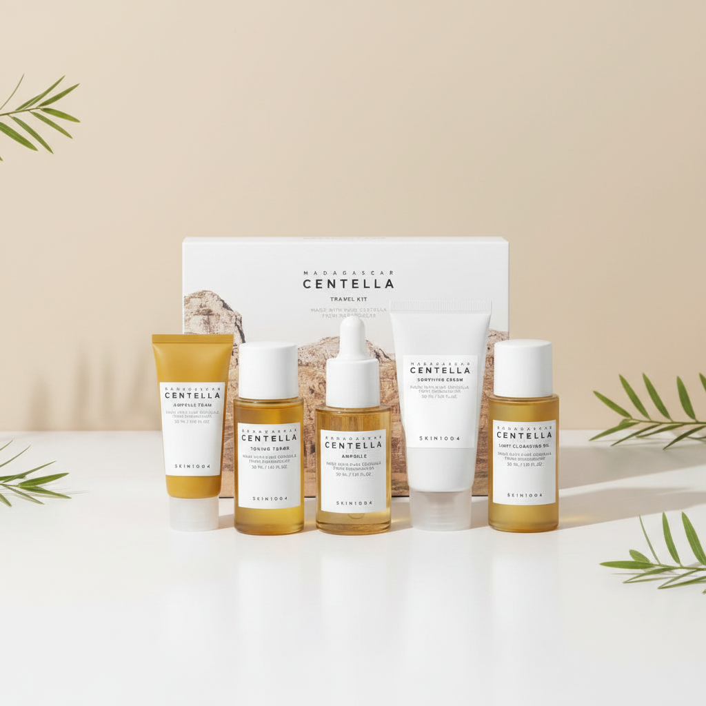 SKIN1004 - Madagascar Centella Travel Kit - Cestovní sada produktů s centellou - 5 ks